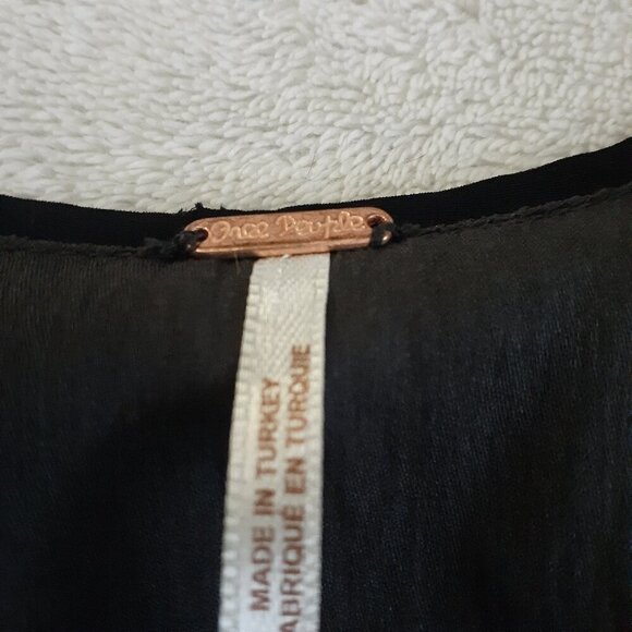 Free People Women's Size XS Gray Houndstooth Anas Button Vest Mini Dress - Picture 5 of 13